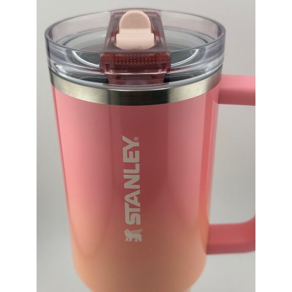 STANLEY QUENCHER PROTOUR FLIP STRAW TUMBLER, 40 OZ- PINK MESA SUNSET - Picture 3 of 5